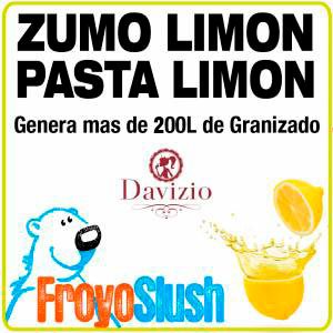 PASTA & ZUMO LIMON GRANIZADO
